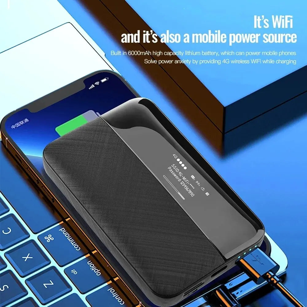 6000mAh Portable 4G Hotspot