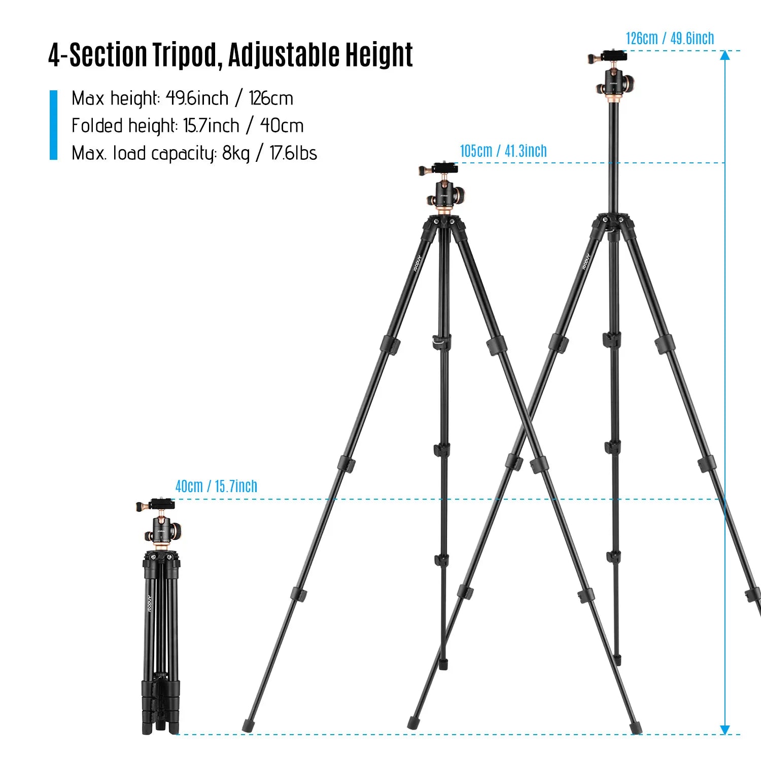 Panoramic Ballhead Camera Tripod
