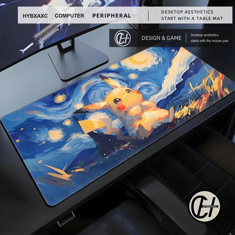 Pikachu Gaming Mousepad 900x400