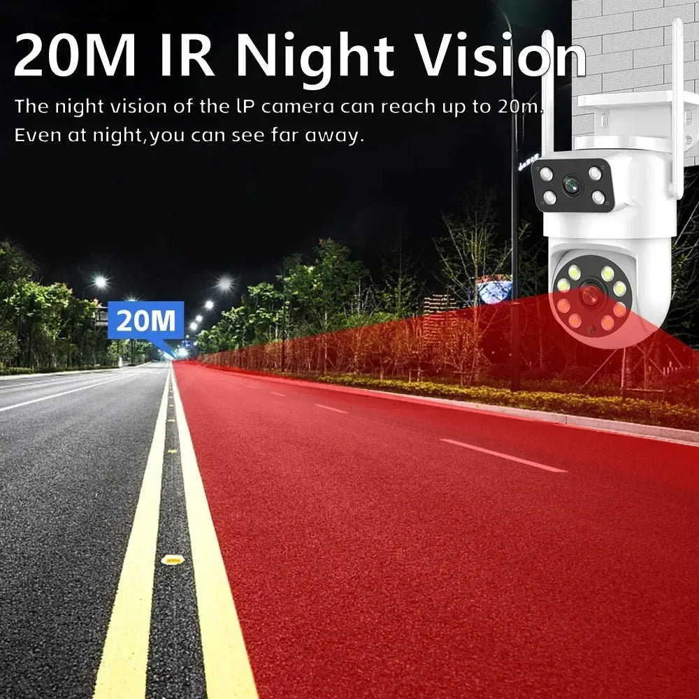 4K 8MP Dual Lens WIFI Camera