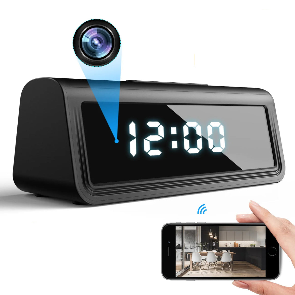4K Clock Spy Camera