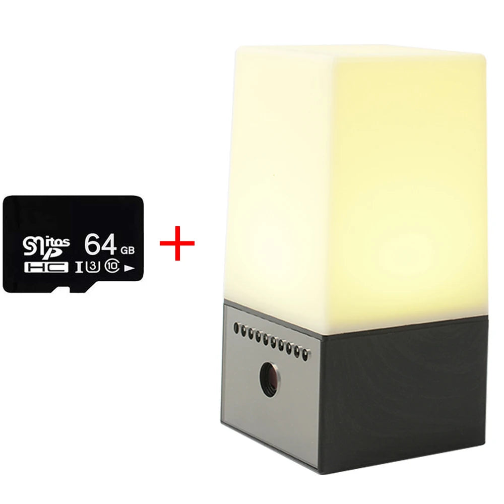 4K Wireless RGB Night Light Spy Camera