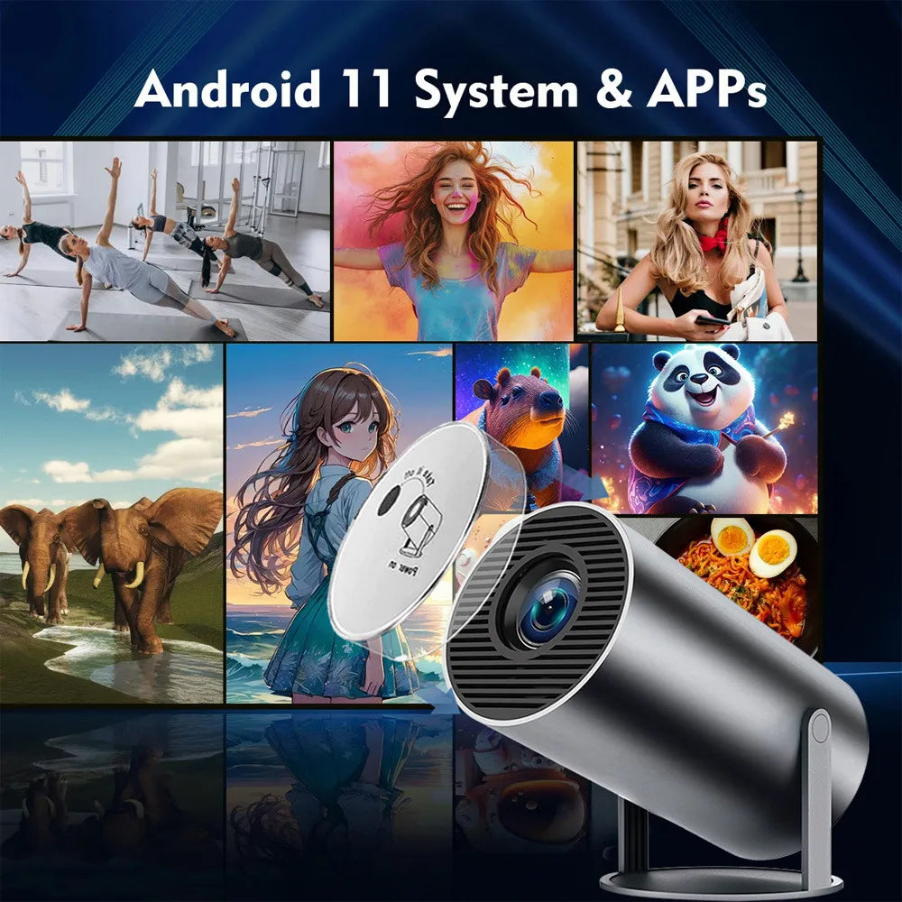 Mini 4K HD Portable Projector
