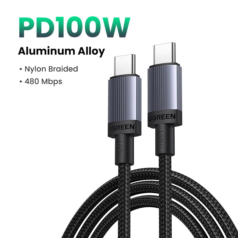 100W Fast Charging USB-C Cable