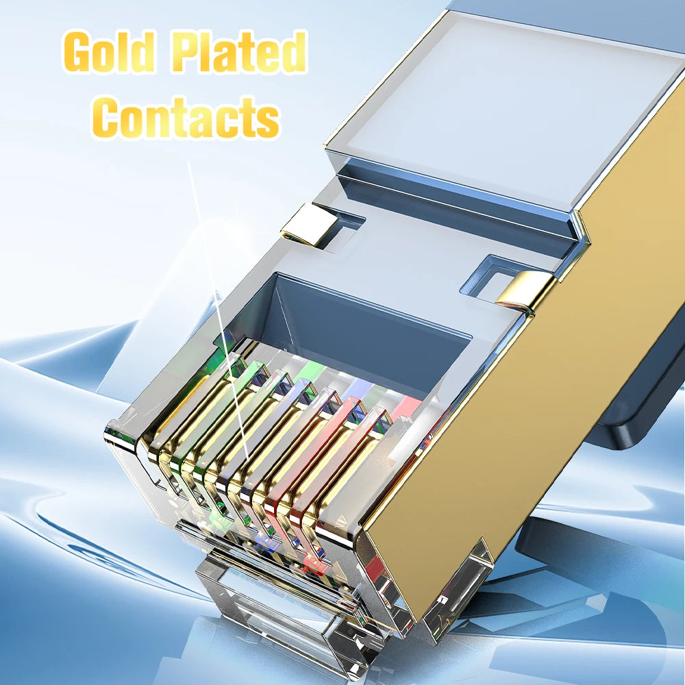 40Gbps Gradient-Colored Cat8 Network Cable