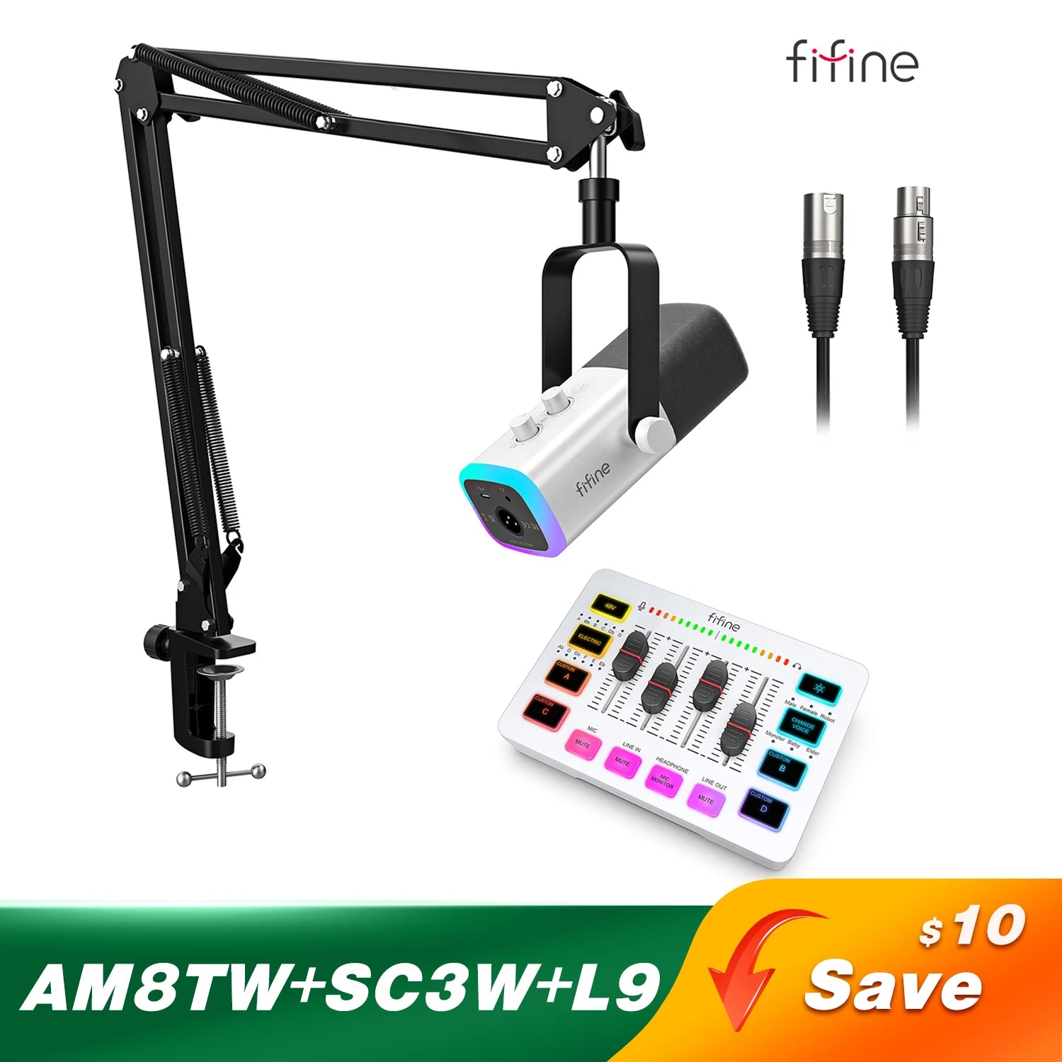 Gaming Audio Set Microphone & Mixer Headset