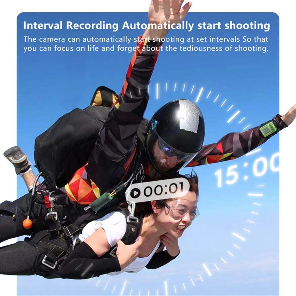 Mini 2.7K Thumb Action Camera