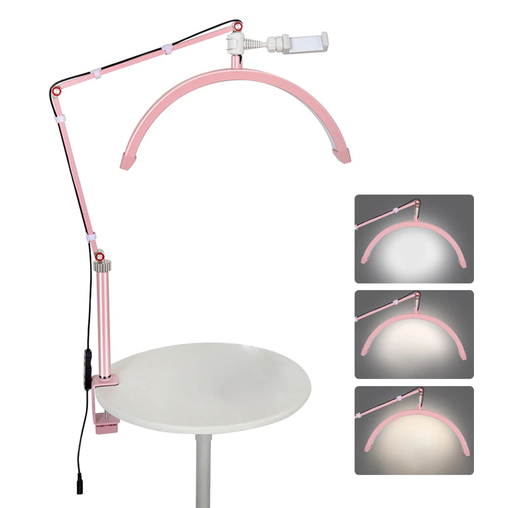 Half-Moon LED Ring Light 3000K-6000K