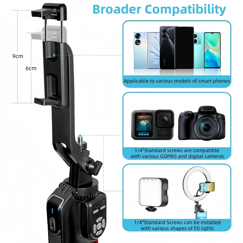 220cm Anti-Shake Phone Tripod Stand