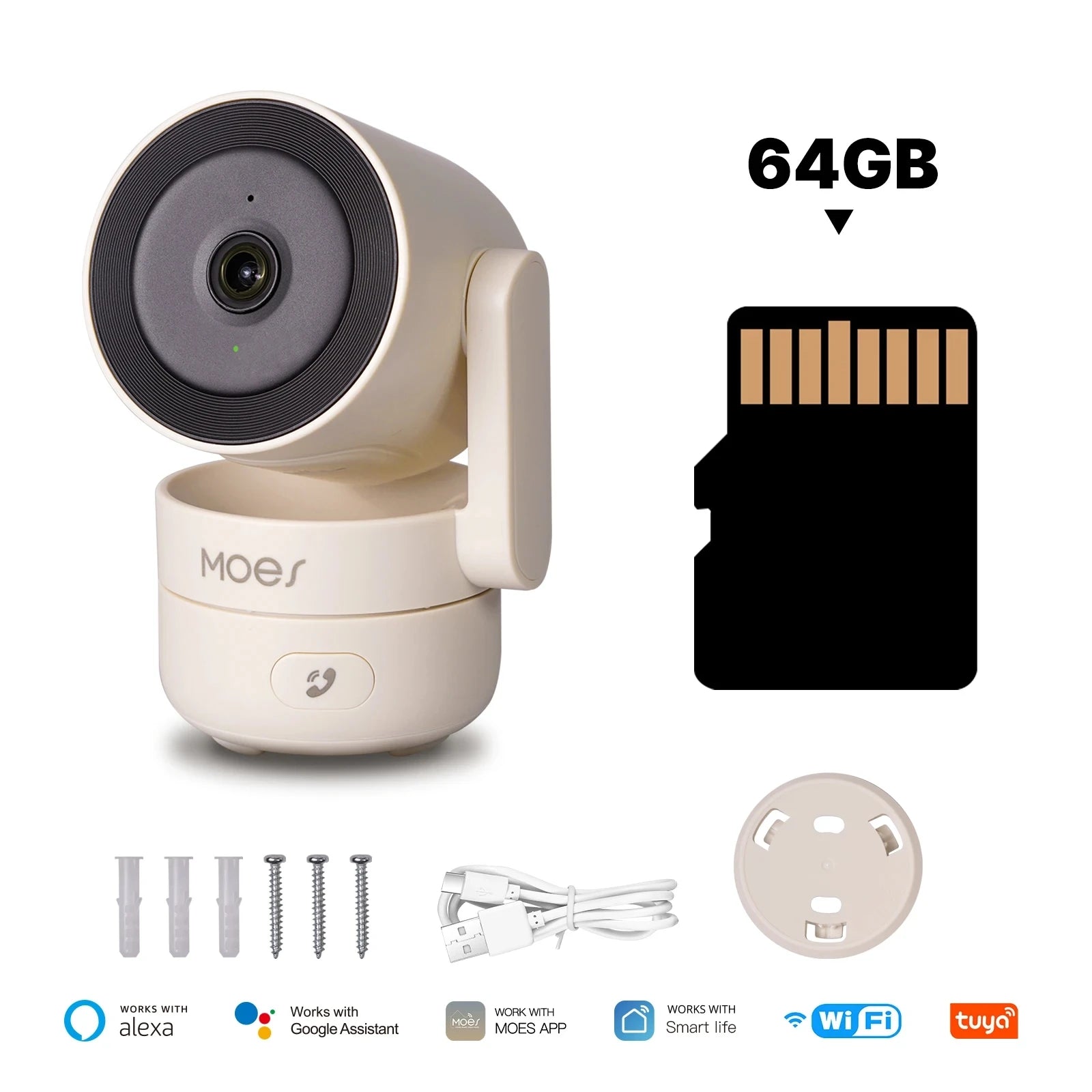 4MP Night Vision Pan/Tilt Smart Security Camera