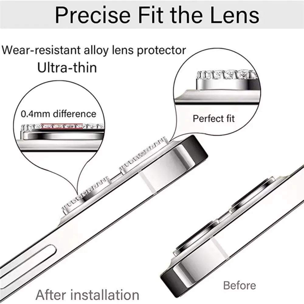 Bling Diamond Camera Lens Protector Case