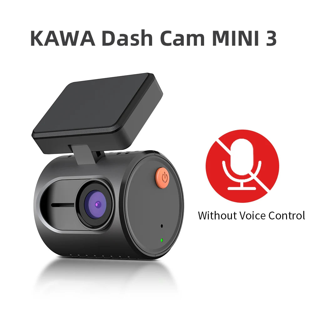 2K Voice Control Dash Cam