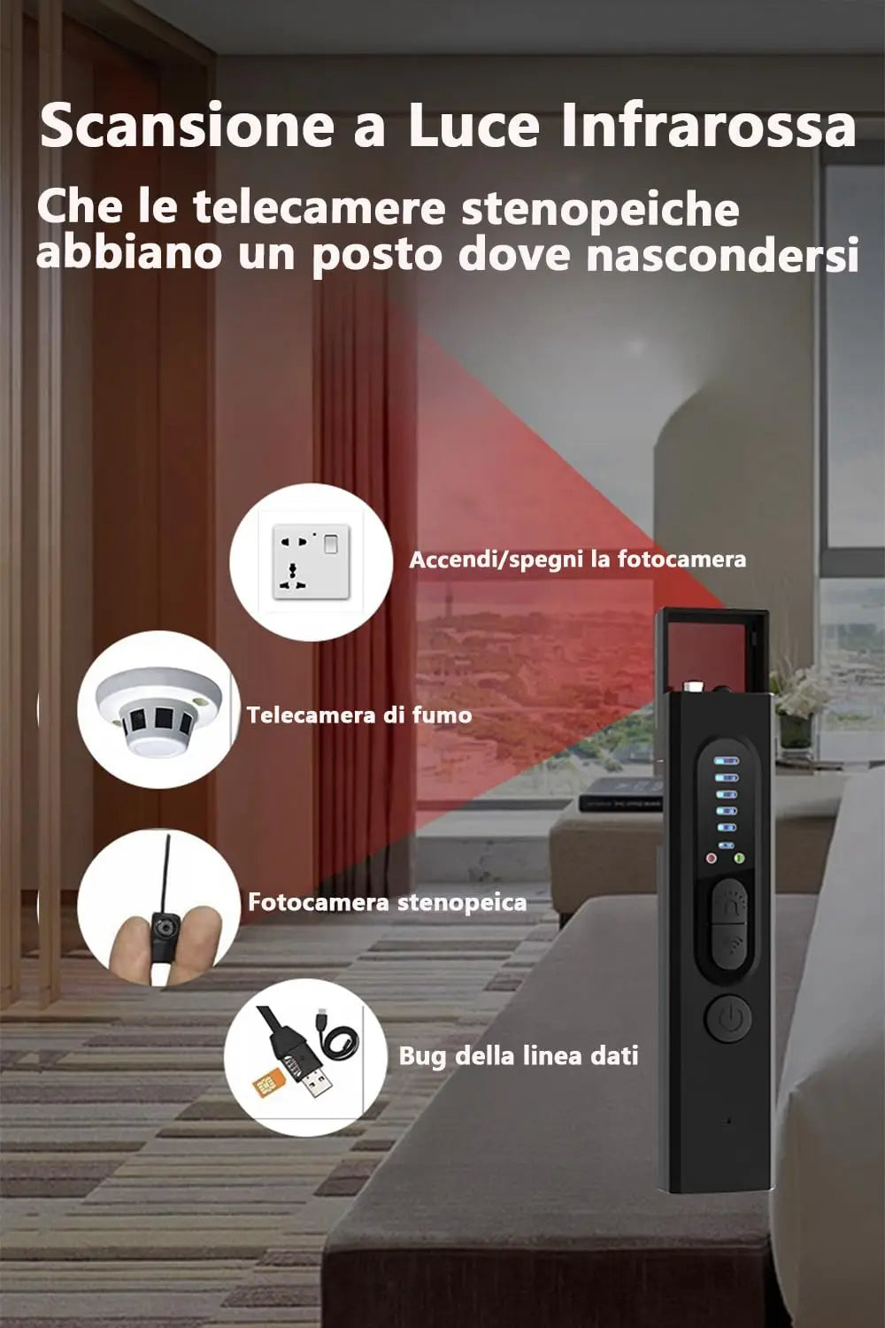 Microspy Detector Black