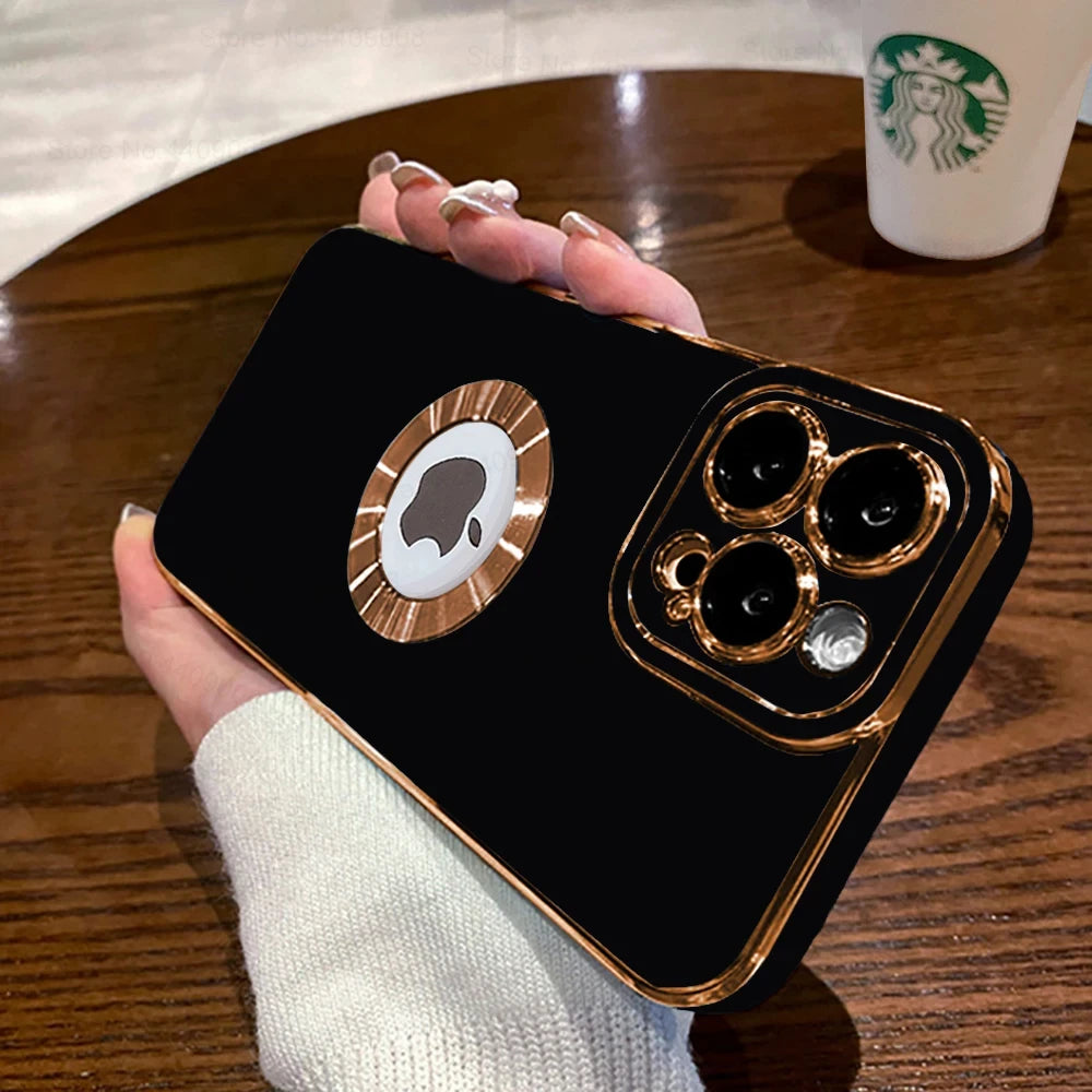 iPhone 15 Pro Max Luxury Plating Phone Cases