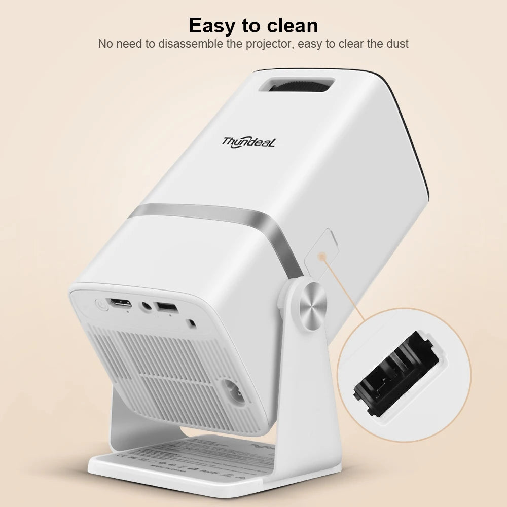 Portable 4K WiFi Beam Projector