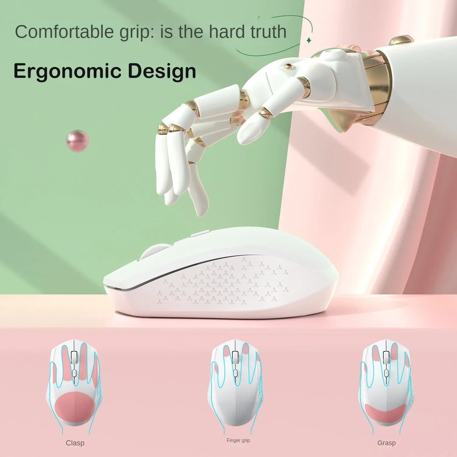 Bluetooth 5.2 Silent Rechargeable Dual-Mode Mouse