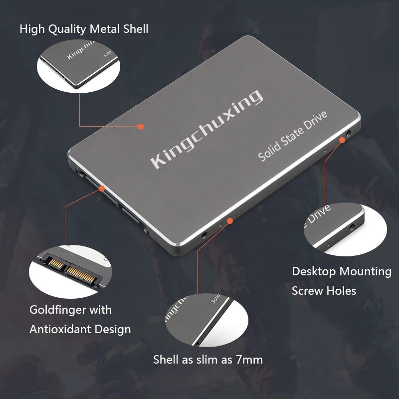 2.5” SATA SSD External Hard Drive
