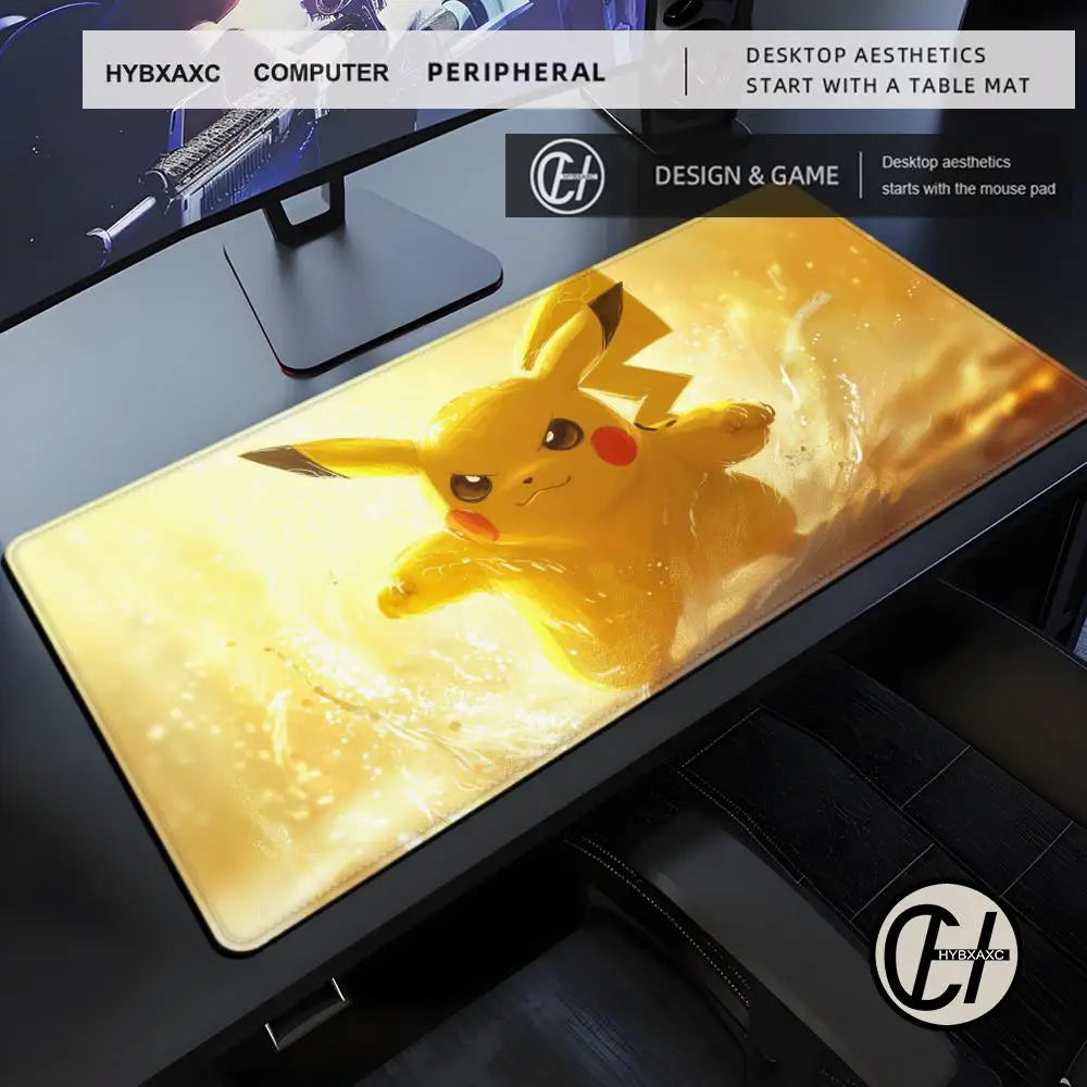 Pikachu Gaming Mousepad 900x400