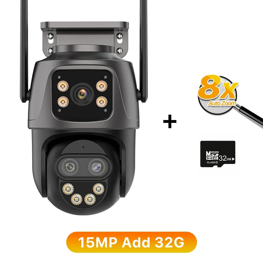 15MP PTZ WiFi Security CCTV Surveillance