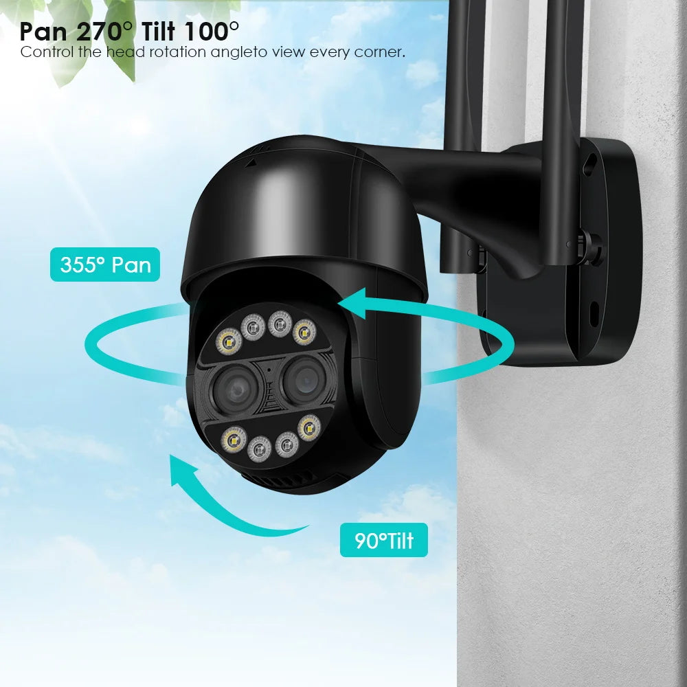 4K WiFi Auto-Tracking Surveillance Camera