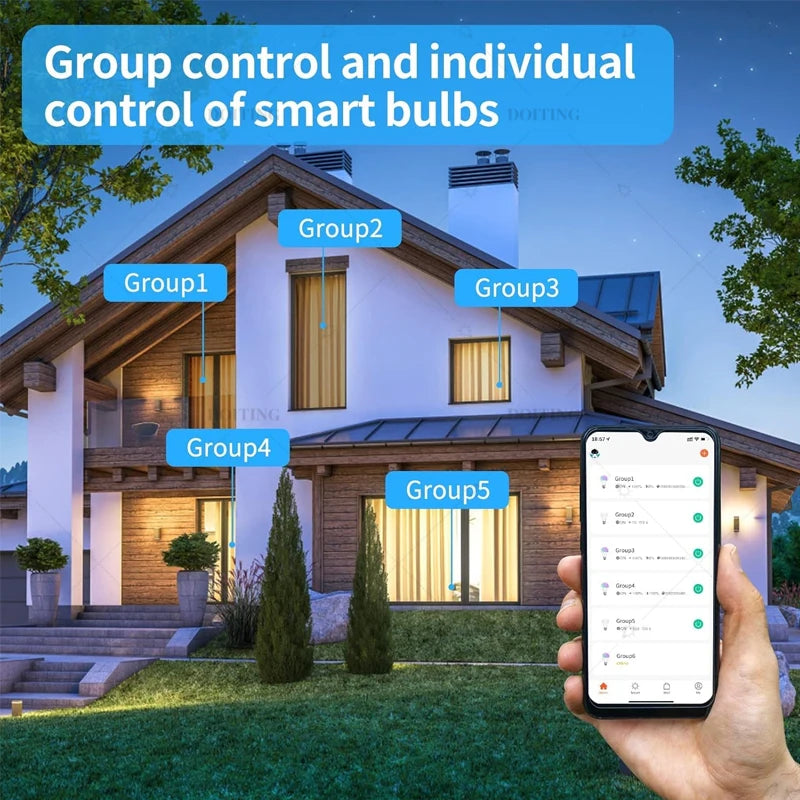AC220V Wi-Fi Dimmable B22 Smart Bulb