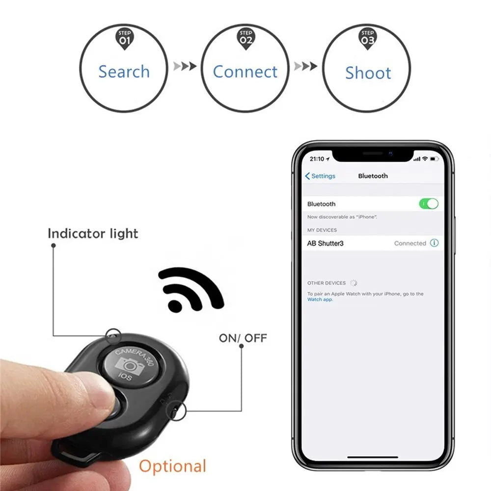 150cm Video Recording Bluetooth Tripod Stand