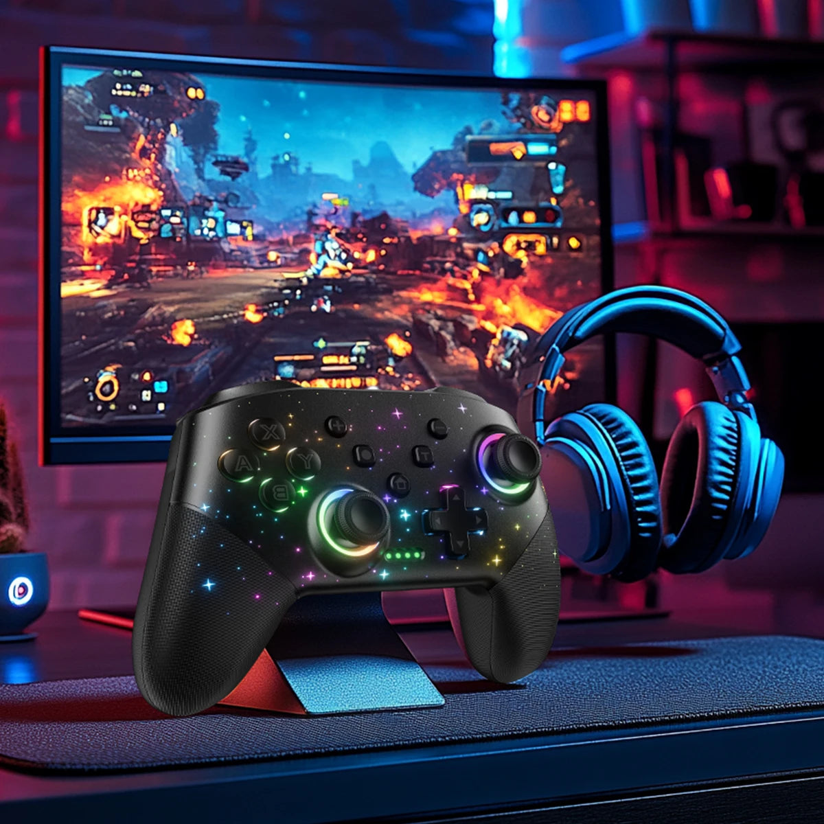 Programmable Wireless Switch Controller Black
