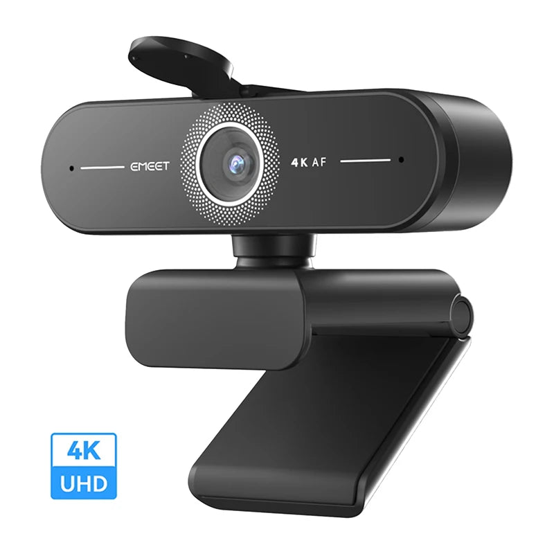 4K Streaming Webcam with Dual Microphones