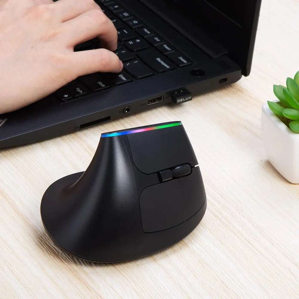 Ergonomic Silent RGB Gaming Mouse