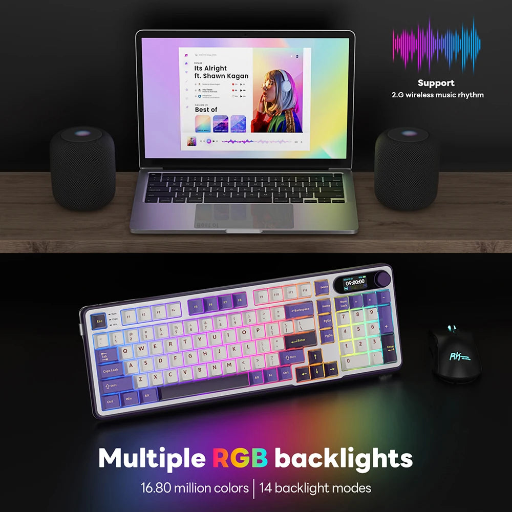 Tri-mode Mechanical Gaming Keyboard