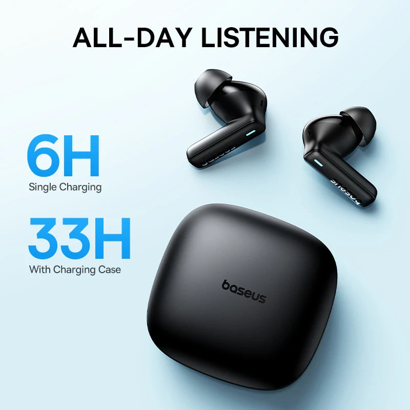 Wireless Big Bass 12mm Earbuds