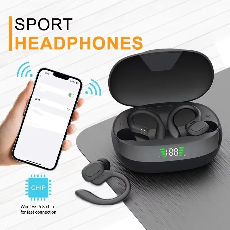HiFi Ear-Hook Waterproof Sport Headphones