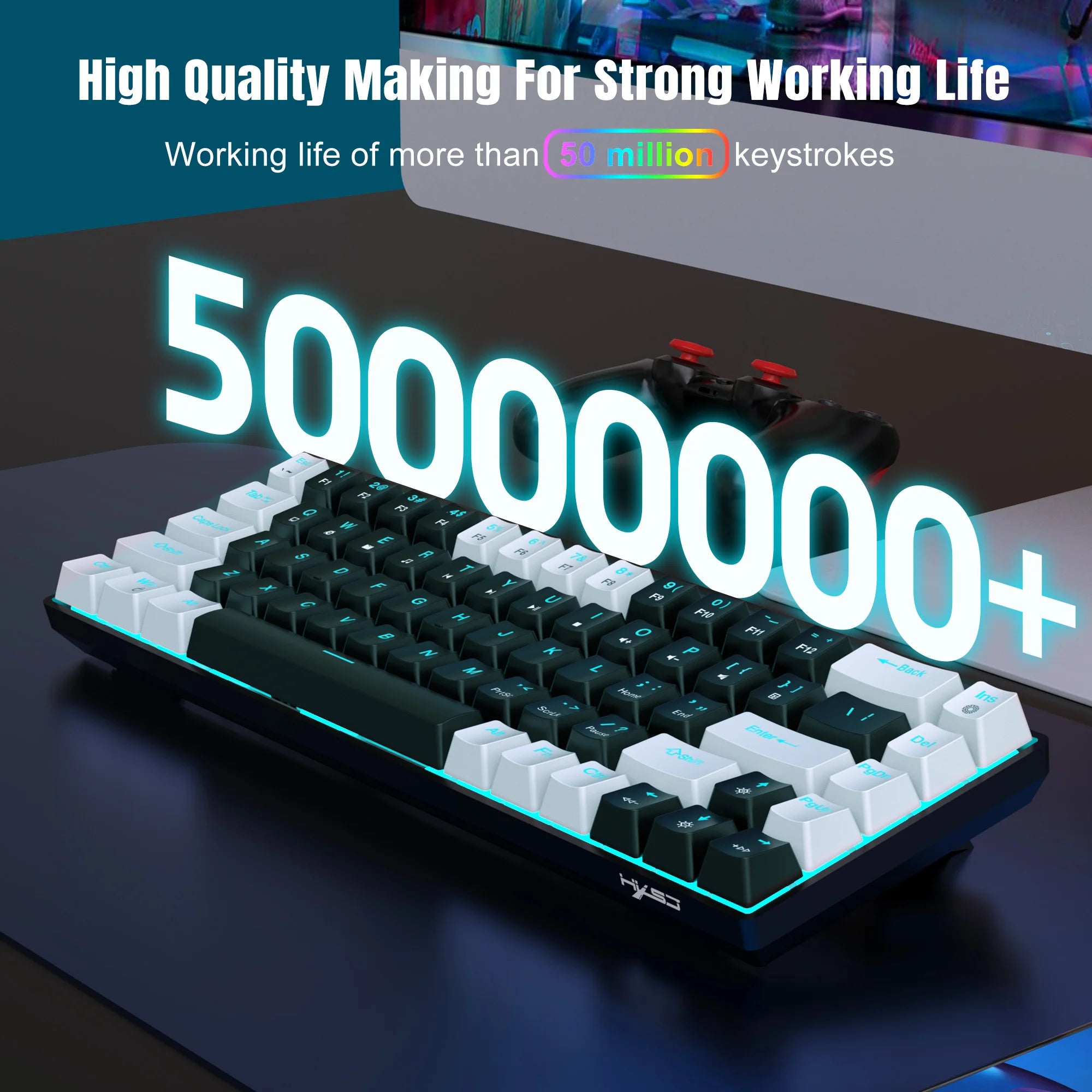 65% Hot-Swappable Mechanical Keyboard