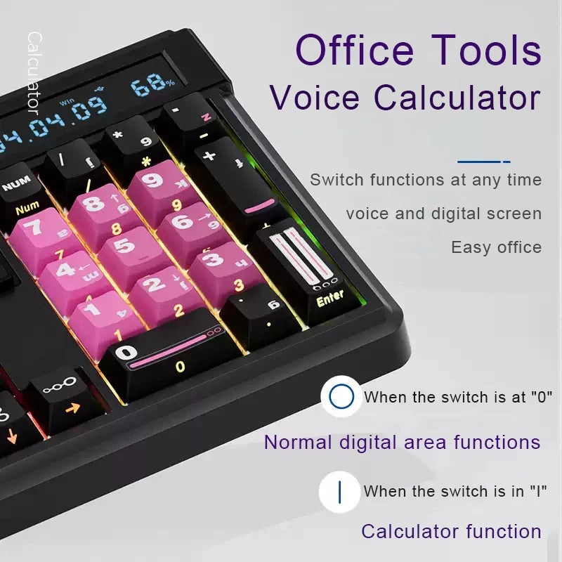 Wireless RGB Hot-Swappable Keyboard