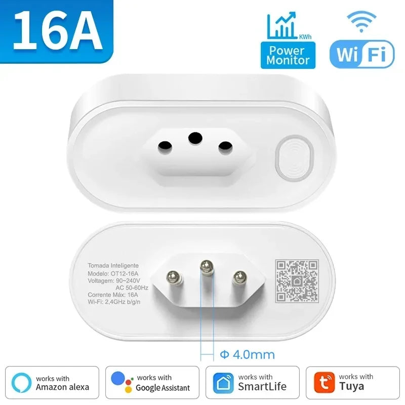 Smart Outlet Brazil Plug 16A/20A