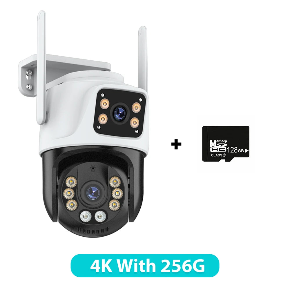 6K Three-Lens Security CCTV Camera