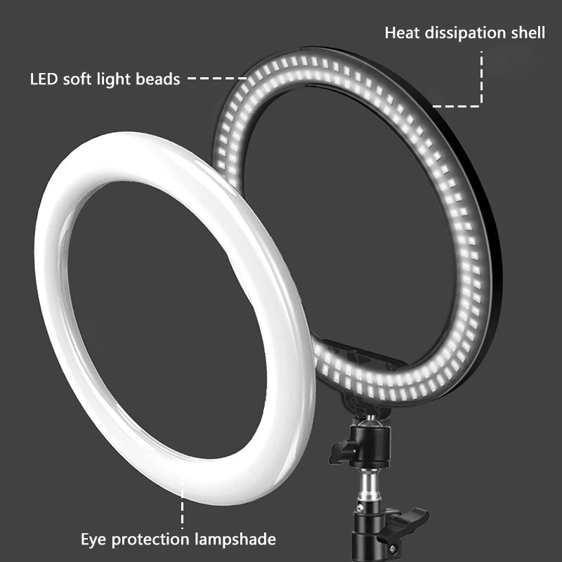 10 Inch LED Ring Light with Tripod