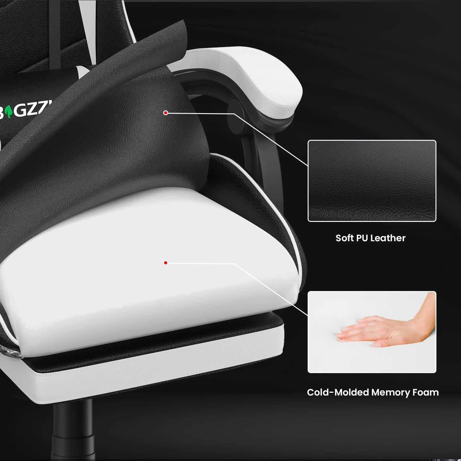 Ergonomic Gaming Chair with Lumbar Support