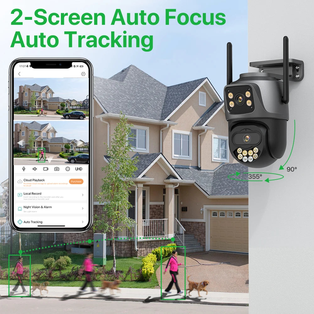 6K 9MP  Auto Tracking Surveillance Camera