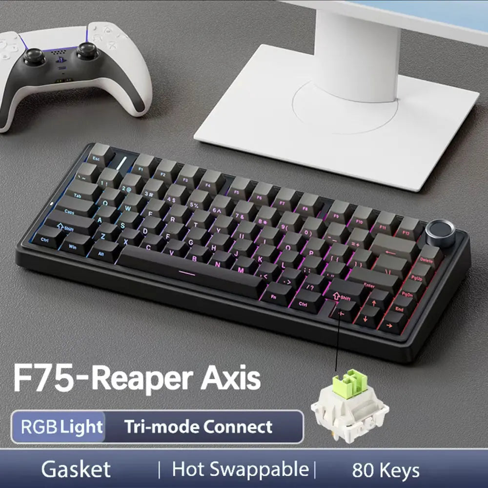 2.4G Tri-Mode 75% Gasket Keyboard