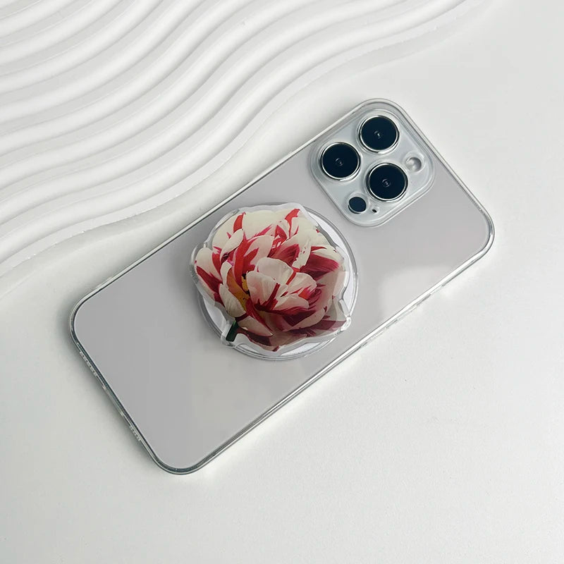 Magnetic Lotus Acrylic Phone Grip