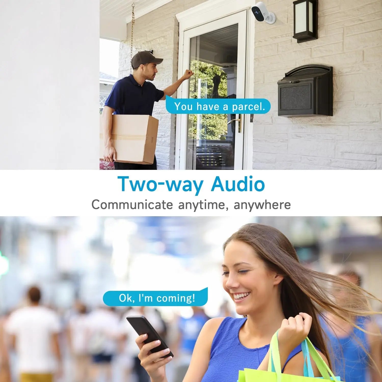 4MP Outdoor Battery-Powered Alarm Camera
