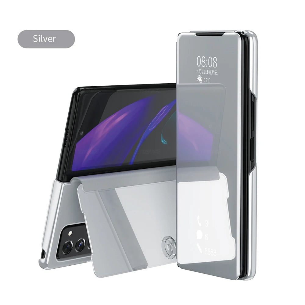 Mirror Flip Stand Case for Samsung