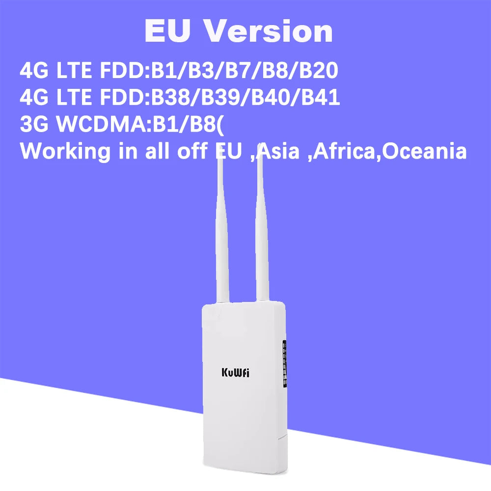 300Mbps Waterproof Outdoor 4G Router