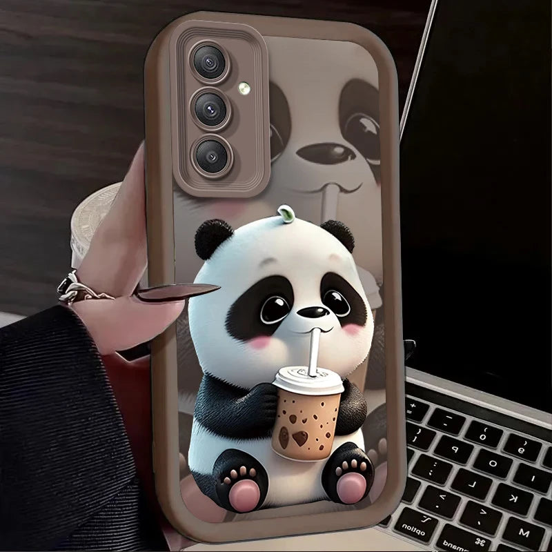 Drink Tea Milk Panda Case for Samsung Galaxy