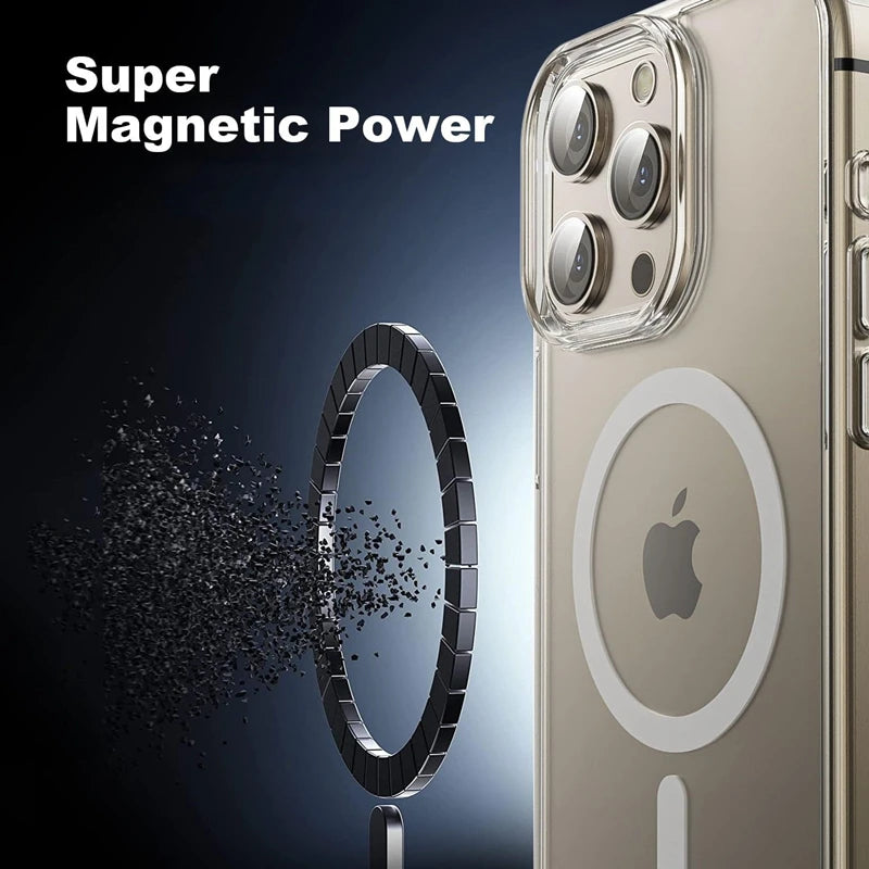 Clear Wireless Charging Protective Cover for iPhone