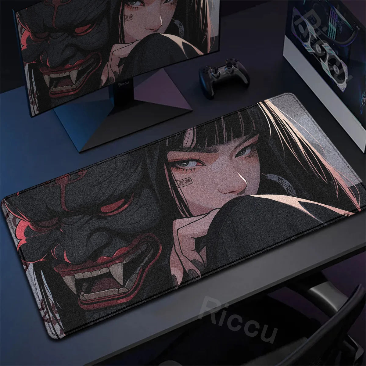 Large 40x90cm Japan-Themed Mousepad